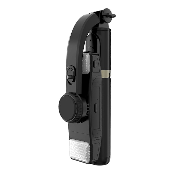 Trådløs Bluetooth Selfie Stick Dobbelt Fyldlys Stabilisator Anti Shake Multifunktionel Telefonholder