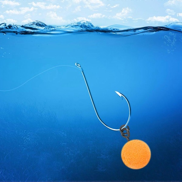 50 st Karpfiske Boilie Skruv med Solid Ring Bete Verktyg Chod Rigs Karpfiske Hår Tackel Tillbehör