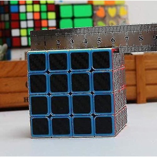 Speed Cube Sæt, Magic Cube Sæt Til Børn Voksne, Kulfiber Cube Bu...