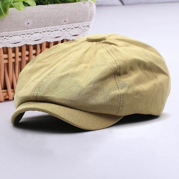 Elegant Spiss Caps Stilig Justerbar Caps Green