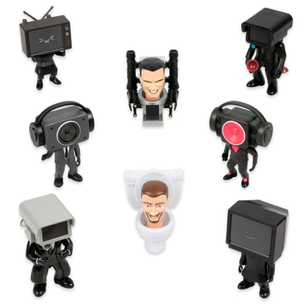 Skibidi Toilet Mini Mystery Figure multifärg