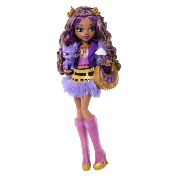 Monster High Docka Clawdeen Wolf med tillbehör multifärg