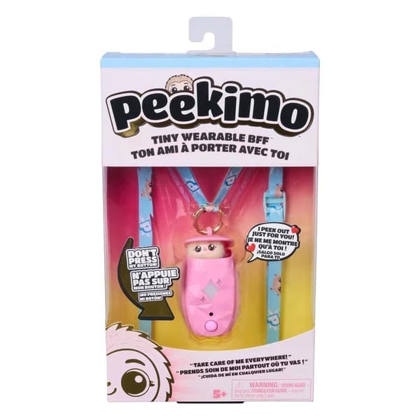 Peekimo Tiny Wearable BFF Pink Penny multifärg