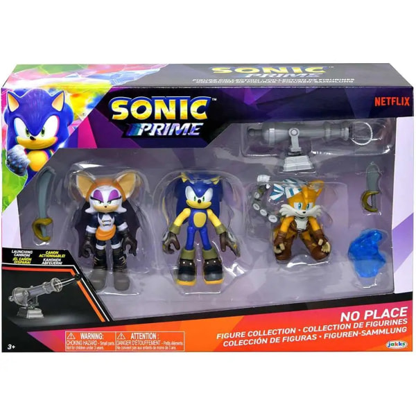 Sonic Prime Figure Collection 2,5" No Place multifärg
