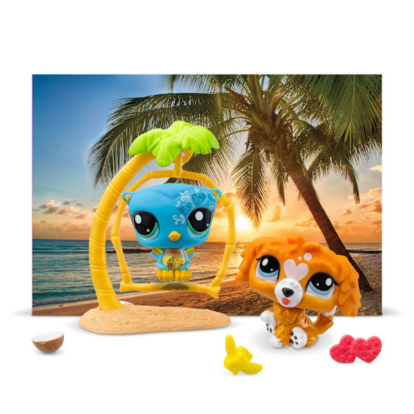 Littlest Pet shop Petfluencer Pair Sunset Pals multifärg