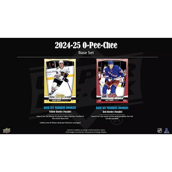 Upper Deck O-Pee-Chee 2024-25 Hockey NHL Fat Pack multifärg