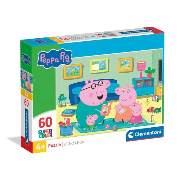 Clementoni Greta Gris Pussel 60 bitar multifärg
