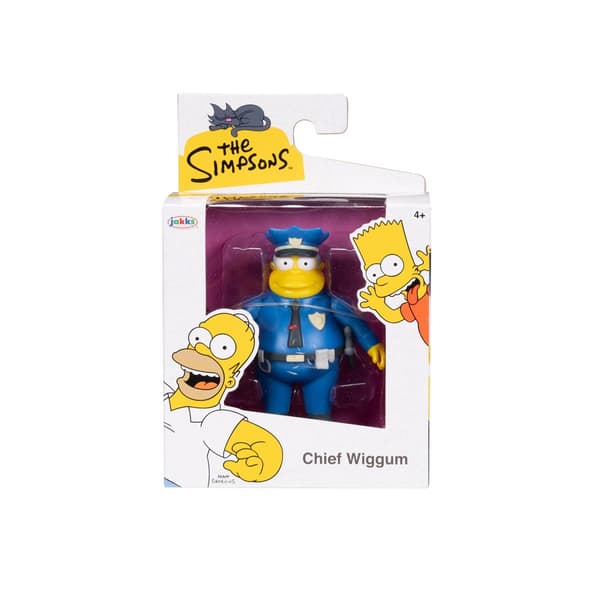 The Simpsons Figur 6cm Chief Wiggum multifärg