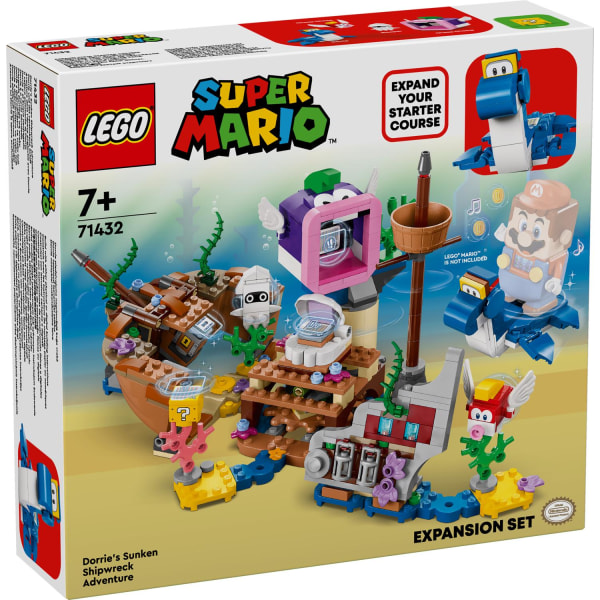 LEGO® Super Mario™ Dorries sjunkna skeppsvrak Expansionsset 7143