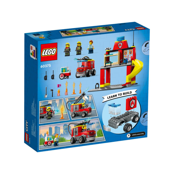 LEGO® City Brandstation och brandbil 60375
