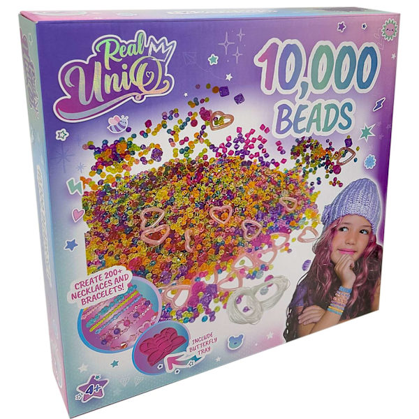 Real UniQ Pärlset 10000 pärlor multifärg