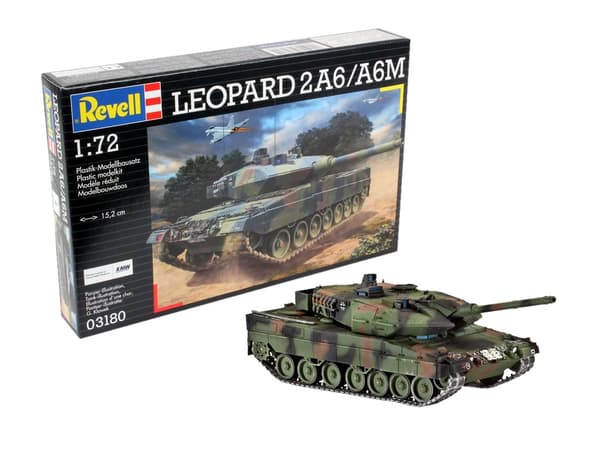Revell Leopard 2A6/A6M 1:72 Modellbyggsats multifärg
