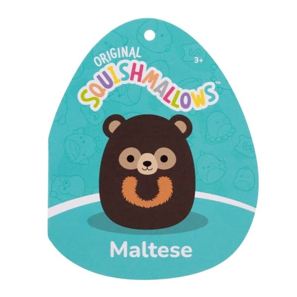 Squishmallows 40cm Maltese Bear multifärg