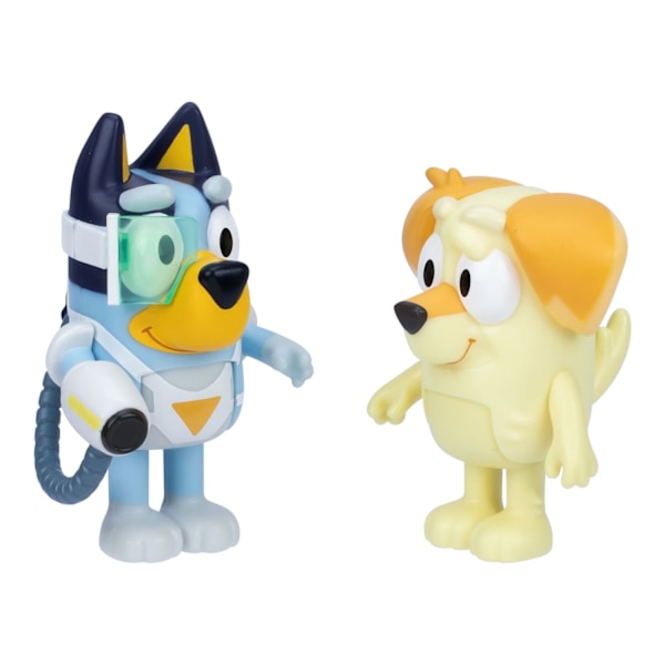 Bluey Figurer 2-pack Surprise Blaster Suit multifärg