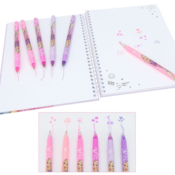 TOPModel Gelpennor Candy 6-pack multifärg
