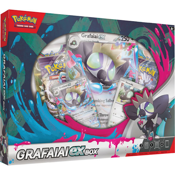 Pokemon Grafaiai ex Box multifärg