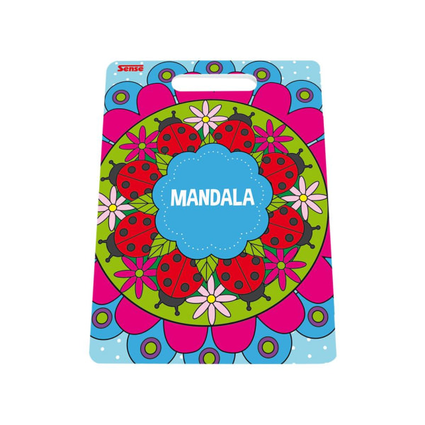 Sense Mandala Målarbok Blå multifärg