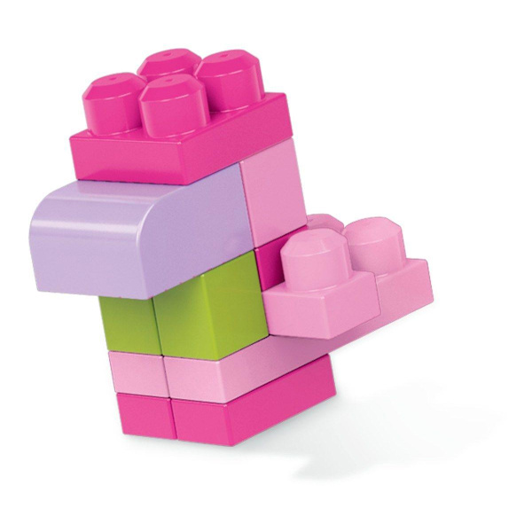 MEGA Bloks First Builders Big Building Bag Rosa multifärg