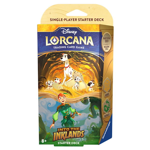 Disney Lorcana Into The Inklands Starter Deck Ruby & Sapphire multifärg