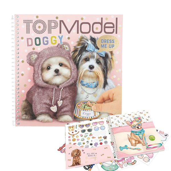 TOPModel Dress Me Up Doggy Stickerbok multifärg