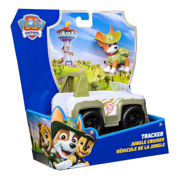 Paw Patrol Fordon med figur 2.0 Tracker multifärg