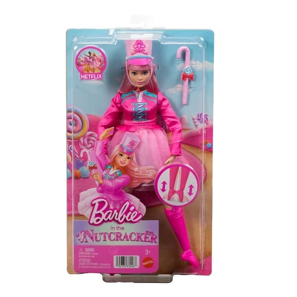 Barbie Nutcracker Ballerina Docka Rosa hår Daisy