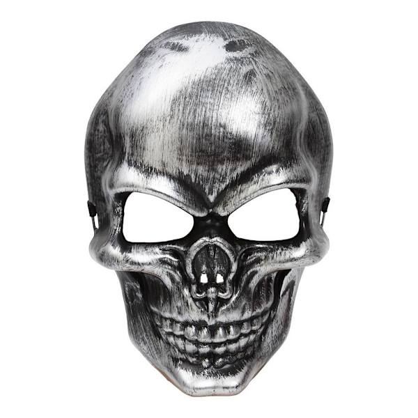 Mask Dödskalle Silver multifärg
