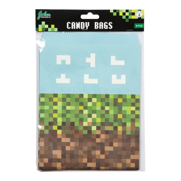 Minecraft Godispåse Level up Kalas 8-pack multifärg