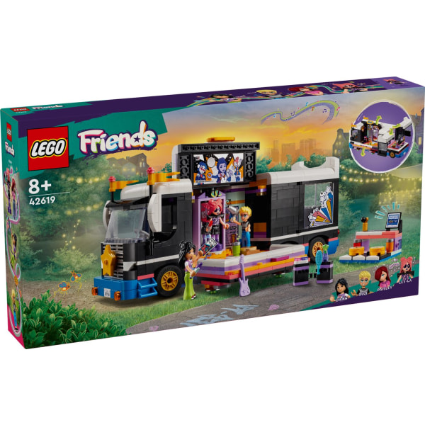 LEGO® Friends Popstjärnans turnébuss 42619