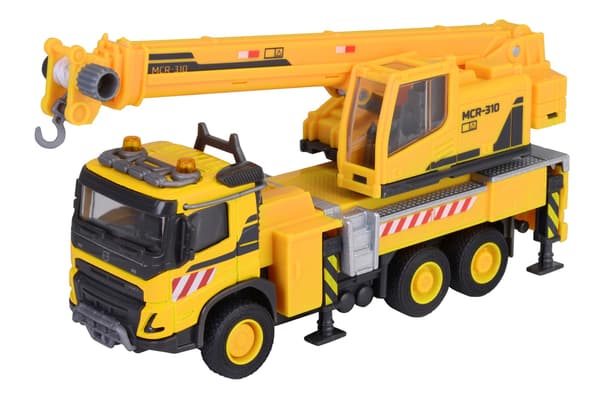 Majorette Volvo Kranbil Metall multifärg