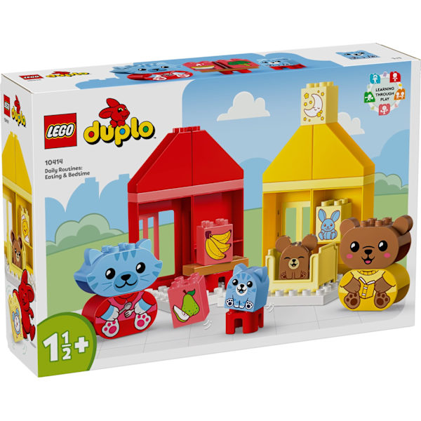 LEGO® DUPLO Vardagsrutiner: mat och nattning 10414