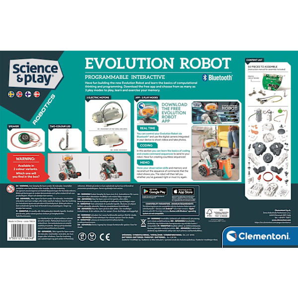 Evolution Robot Programmerbar SE/FI/DK/NO multifärg