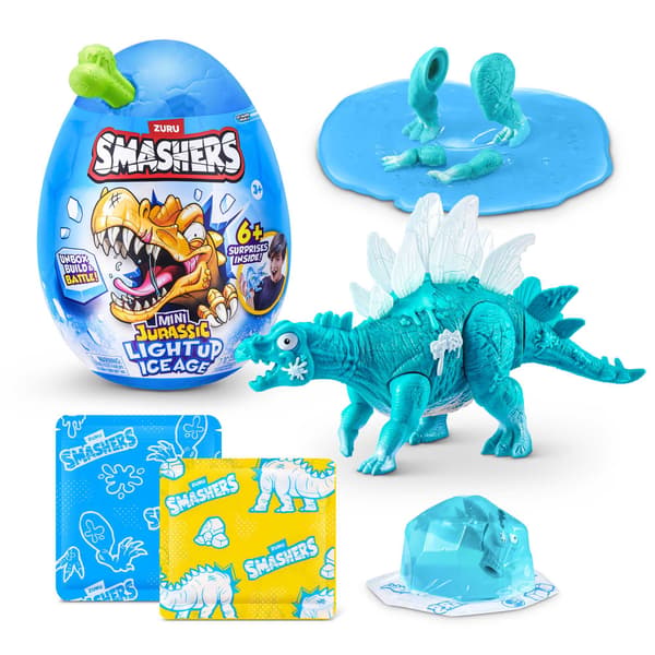 Smashers Mini Jurassic Light Up Ice Age MultiColor
