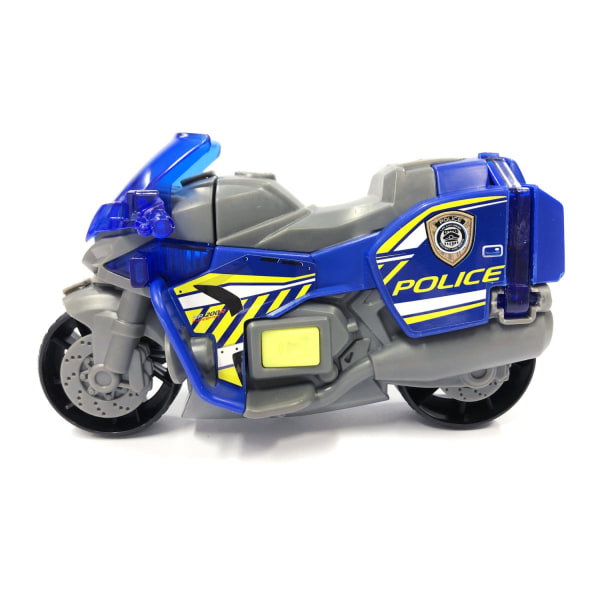 Dickie Toys Polismotorcykel med ljud och ljus Blå