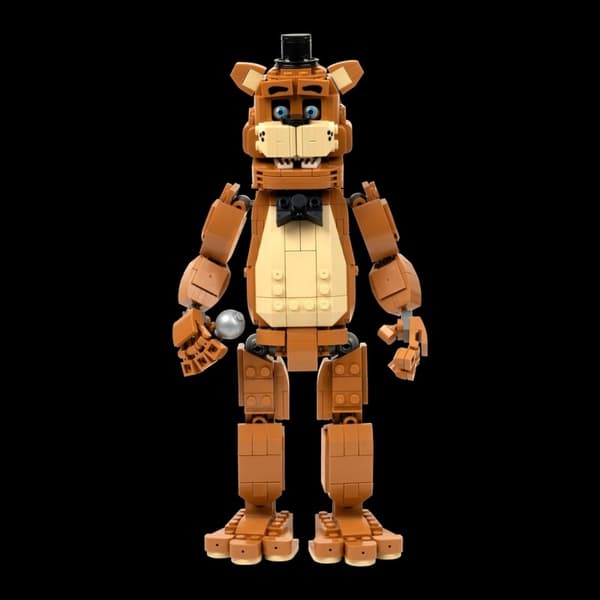 BLDR Five Night at Freddy's Freddy Fazbear Byggfigur multifärg