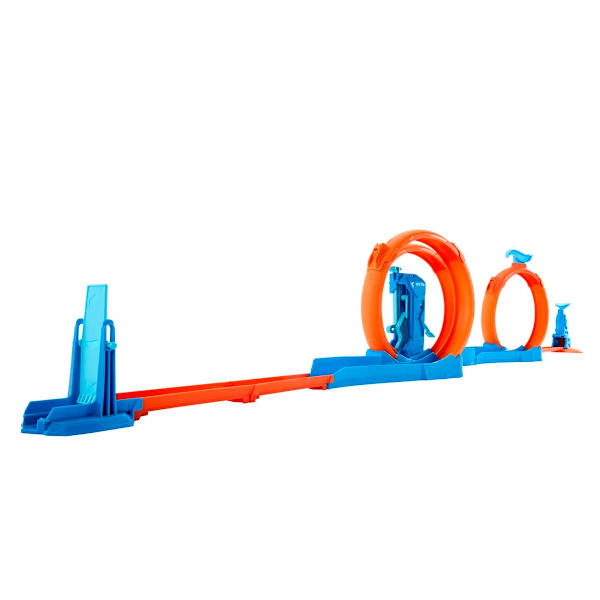 Hot Wheels Track Creator Triple Loop Speed Kit multifärg