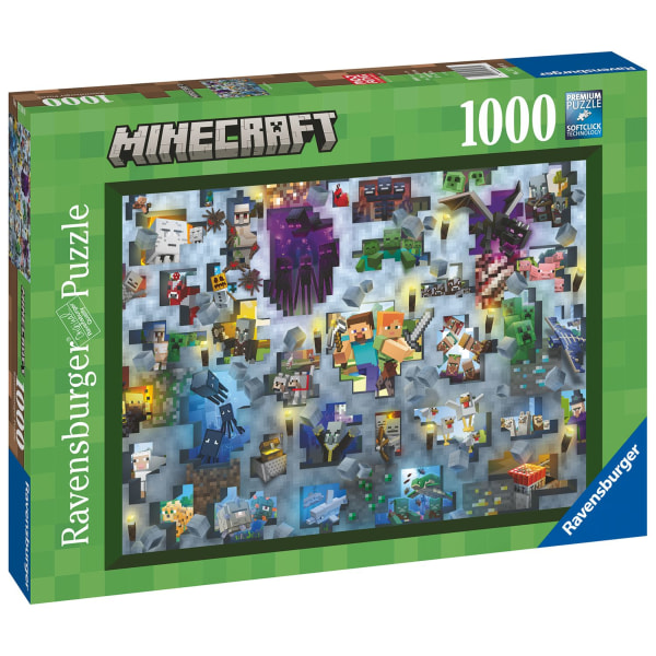 Ravensburger Minecraft Mobs Pussel 1000 bitar multifärg