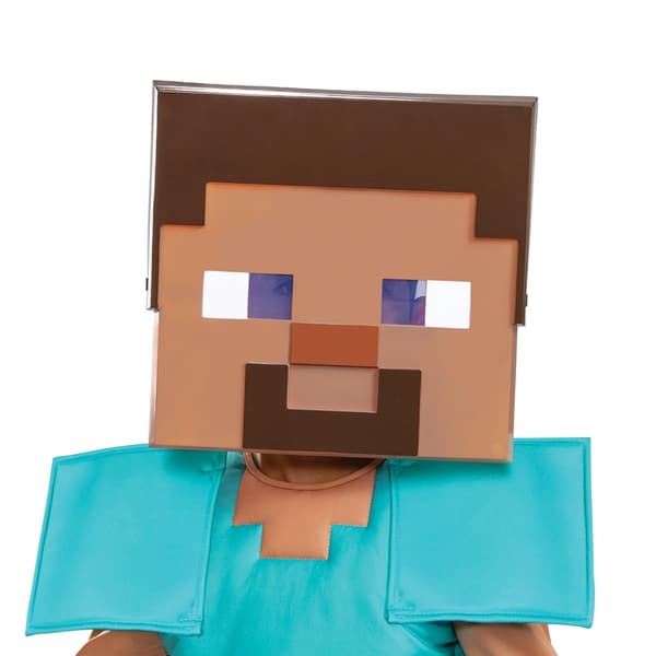 Minecraft Utklädning Steve S 4-6 år MultiColor S (4-6år)