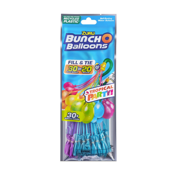 Bunch O Balloons Tropical Party 1-pack Vattenballonger multifärg