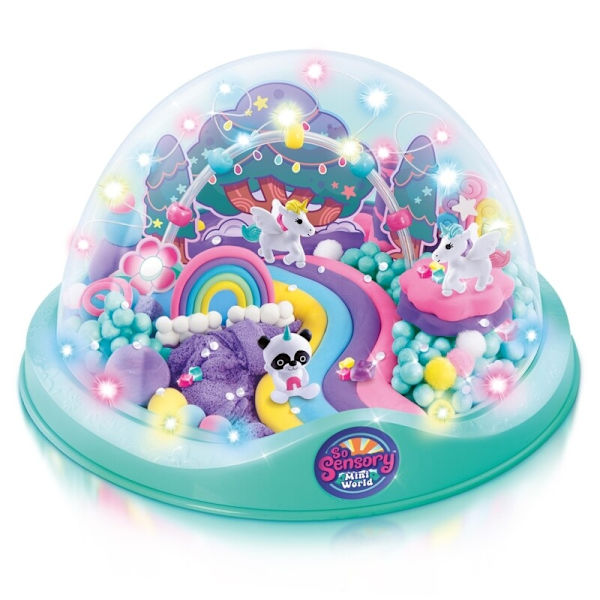 So Sensory Unicorn Mini World DIY Light-Up multifärg