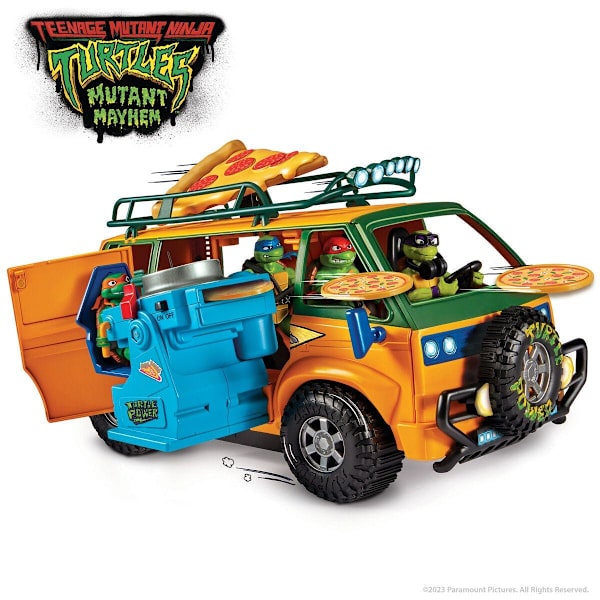 Turtles Mutant Mayhem Pizza Delivery Van multifärg