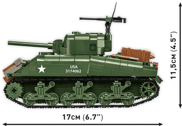 Cobi M4A1 Sherman 1:35 3126 multifärg