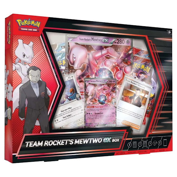 Pokemon Team Rocket's Mewtwo ex Box multifärg