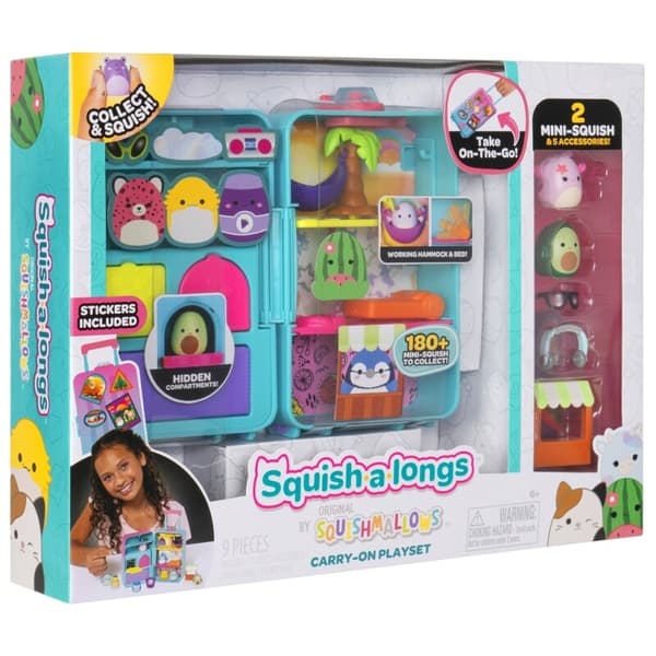 Squish-a-longs Carry On Lekset Turkos multifärg