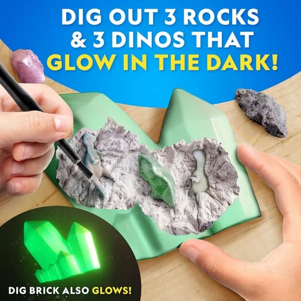 National Geographic Glow-In-The-Dark Dig Kit multifärg