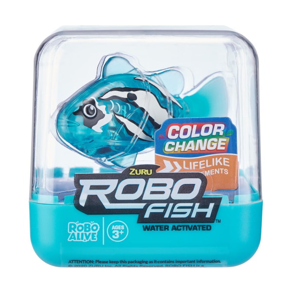 RoboAlive Robo Fish 1-p Color Change Turkos Turquoise Turquoise