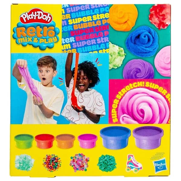 Play-Doh Retro Mix & Play 6-pack multifärg