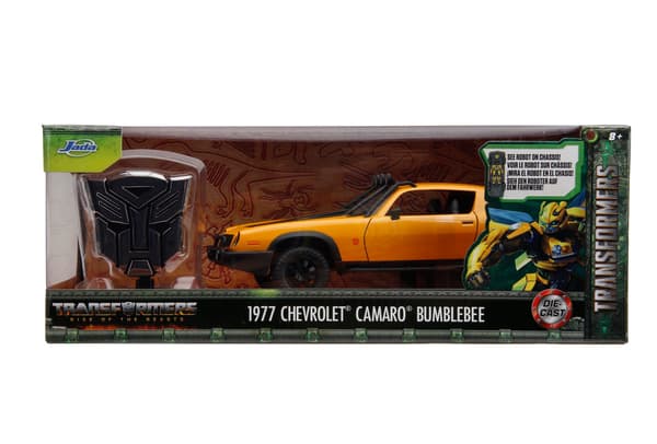 Transformers 1977 Chevrolet Camaro Bumblebee Metall 1:24 multifärg