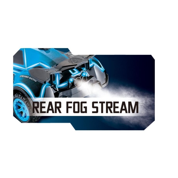 Steam Light Racing Radiostyrd Bil 1:16 Blå multifärg