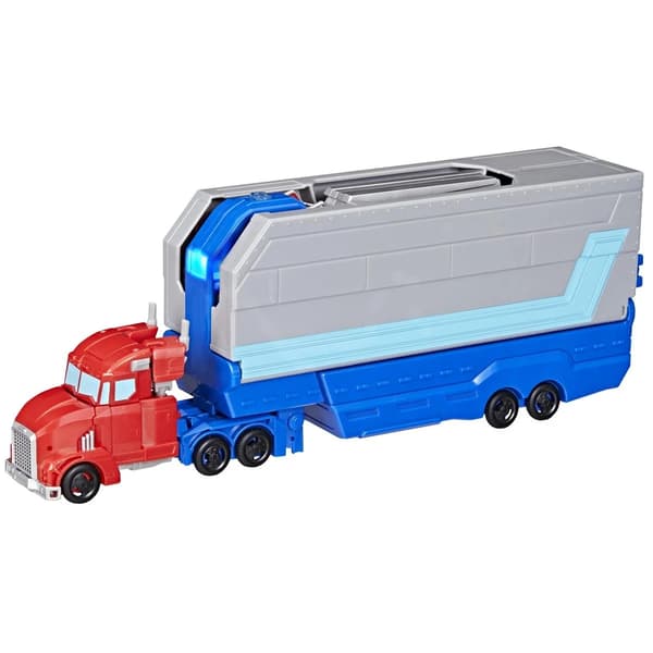 Transformers Earthspark Optimus Prime Battle Trailer multifärg